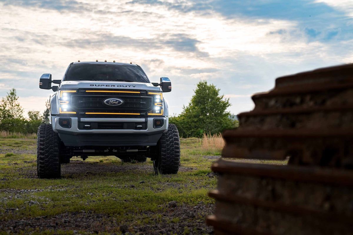 Morimoto - XBG LED Grille: Ford Super Duty (20-22) (Gloss Black / Amber DRL) - XBG11