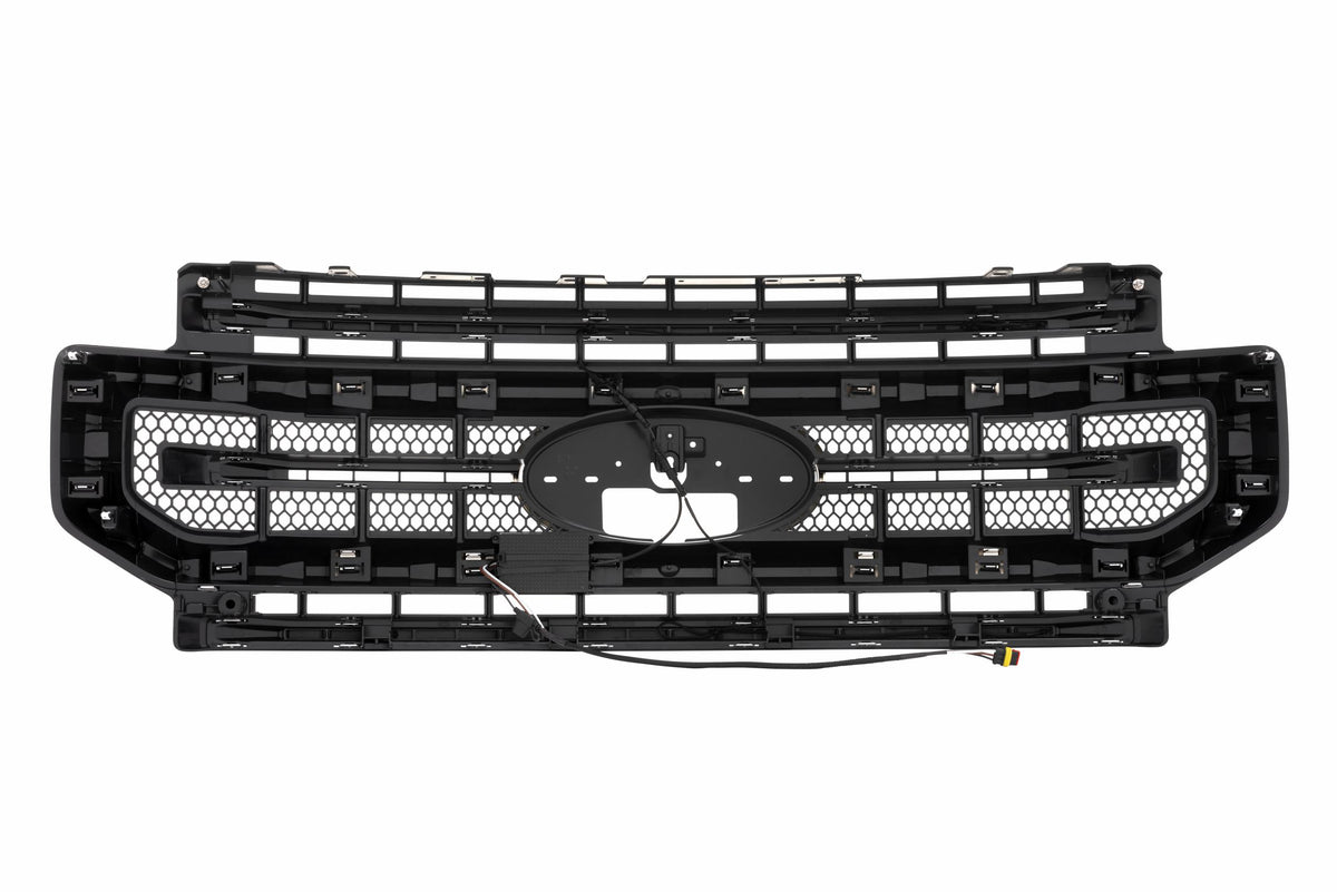 Morimoto - XBG LED Grille: Ford Super Duty (20-22) (Chrome Finish / White DRL) - XBG12