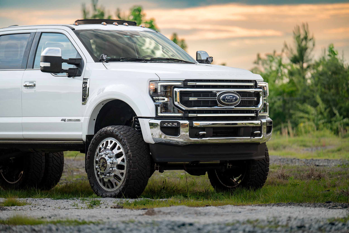 Morimoto - XBG LED Grille: Ford Super Duty (20-22) (Chrome Finish / White DRL) - XBG12