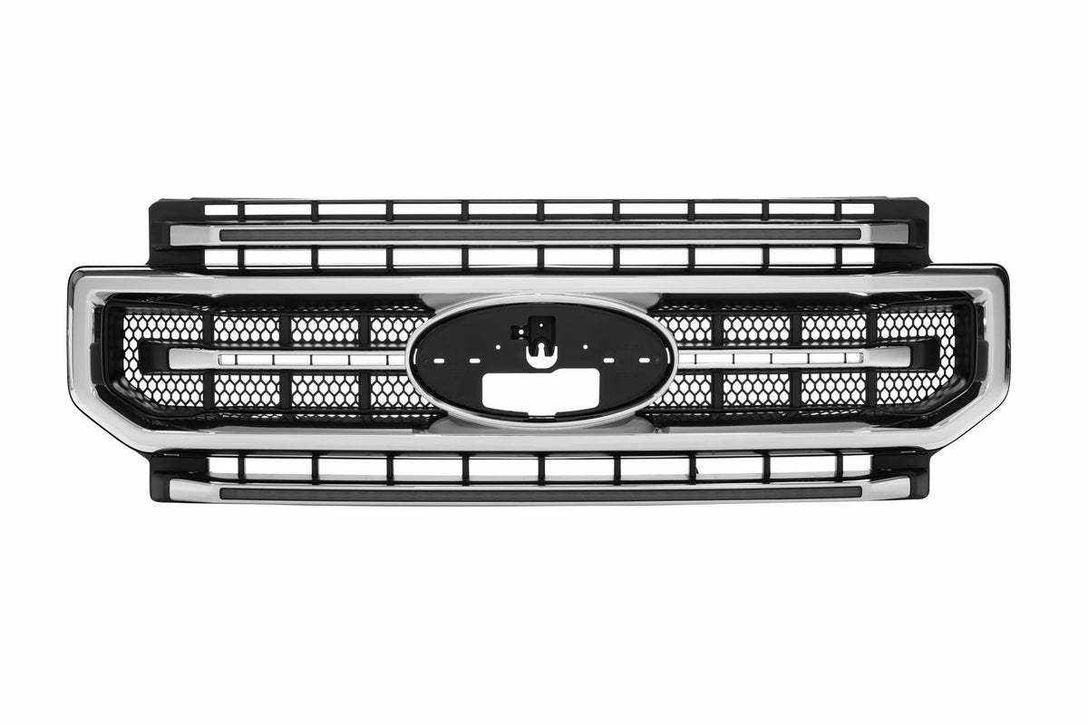 Morimoto - XBG LED Grille: Ford Super Duty (20-22) (Chrome Finish / Amber DRL) - XBG13