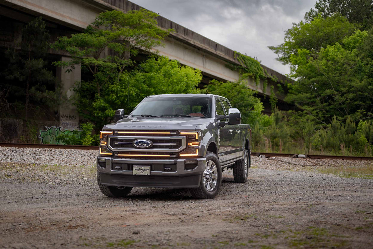 Morimoto - XBG LED Grille: Ford Super Duty (20-22) (Chrome Finish / Amber DRL) - XBG13