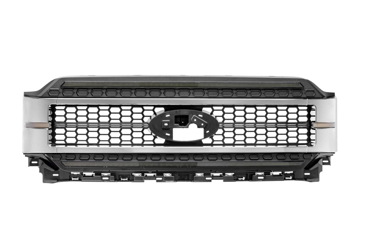 Morimoto - XBG LED Grille: Ford F150 (2021+) (Chrome Finish / White DRL) - XBG23