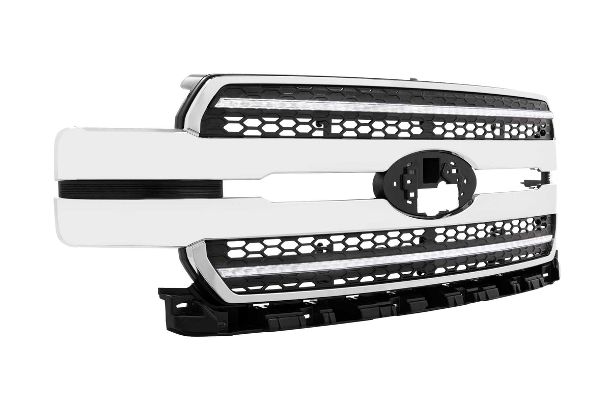 Morimoto - XBG LED Grille: Ford F150 (18-20) (Chrome Finish / White DRL) - XBG17