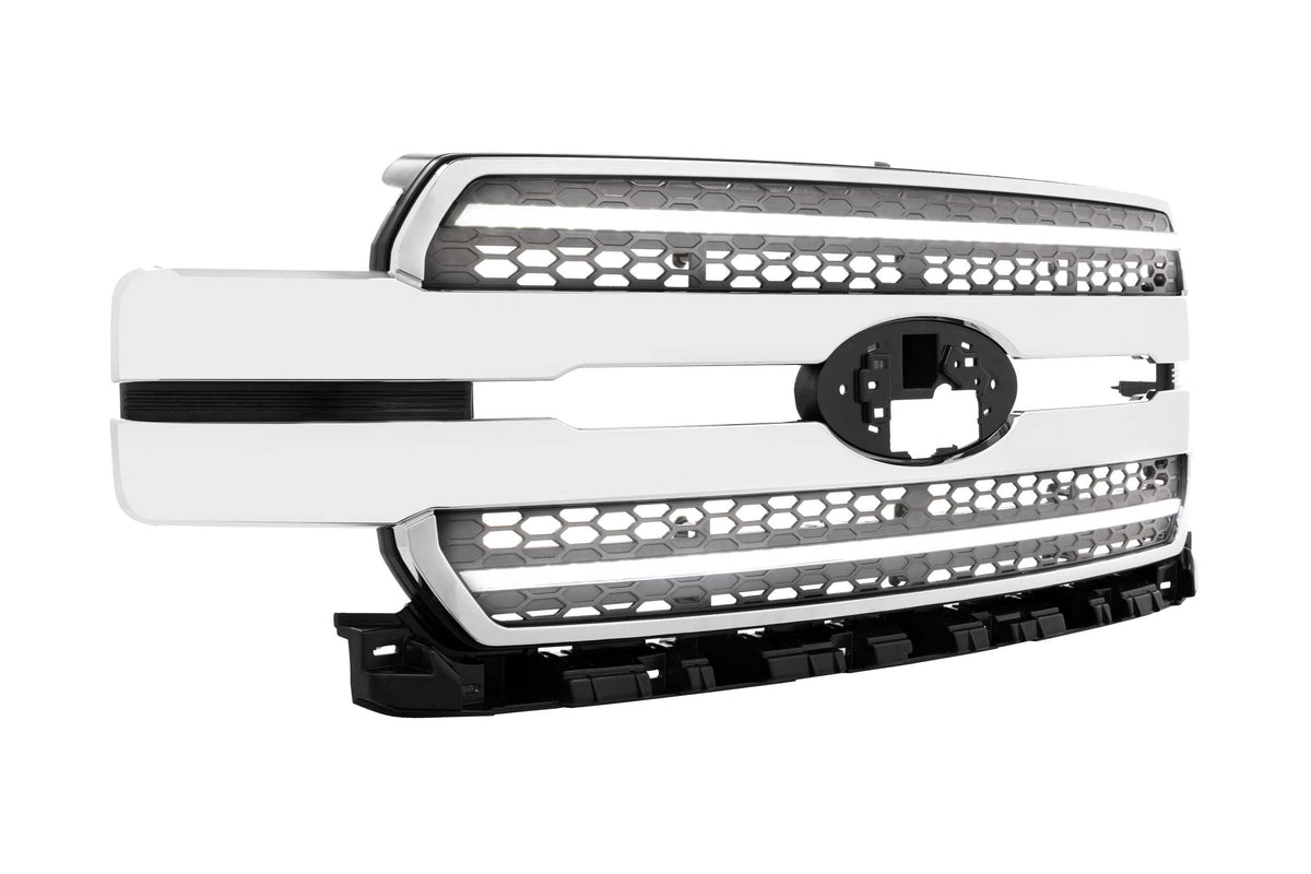 Morimoto - XBG LED Grille: Ford F150 (18-20) (Chrome Finish / White DRL) - XBG17