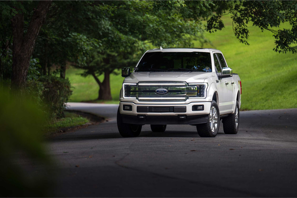 Morimoto - XBG LED Grille: Ford F150 (18-20) (Chrome Finish / White DRL) - XBG17