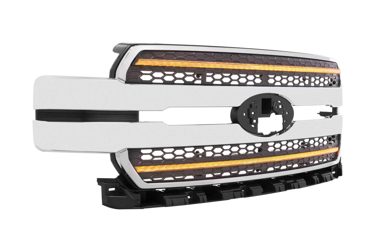 Morimoto - XBG LED Grille: Ford F150 (18-20) (Chrome Finish / Amber DRL) - XBG18