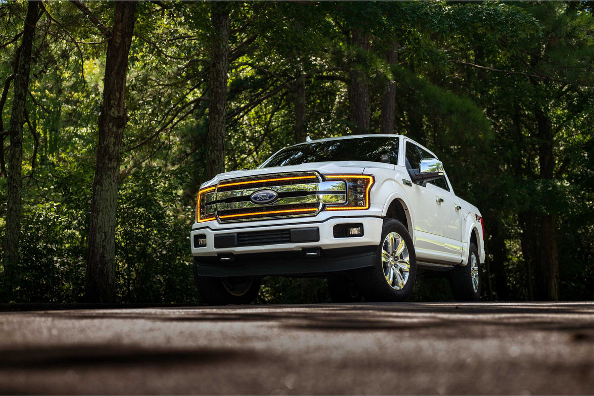 Morimoto - XBG LED Grille: Ford F150 (18-20) (Chrome Finish / Amber DRL) - XBG18