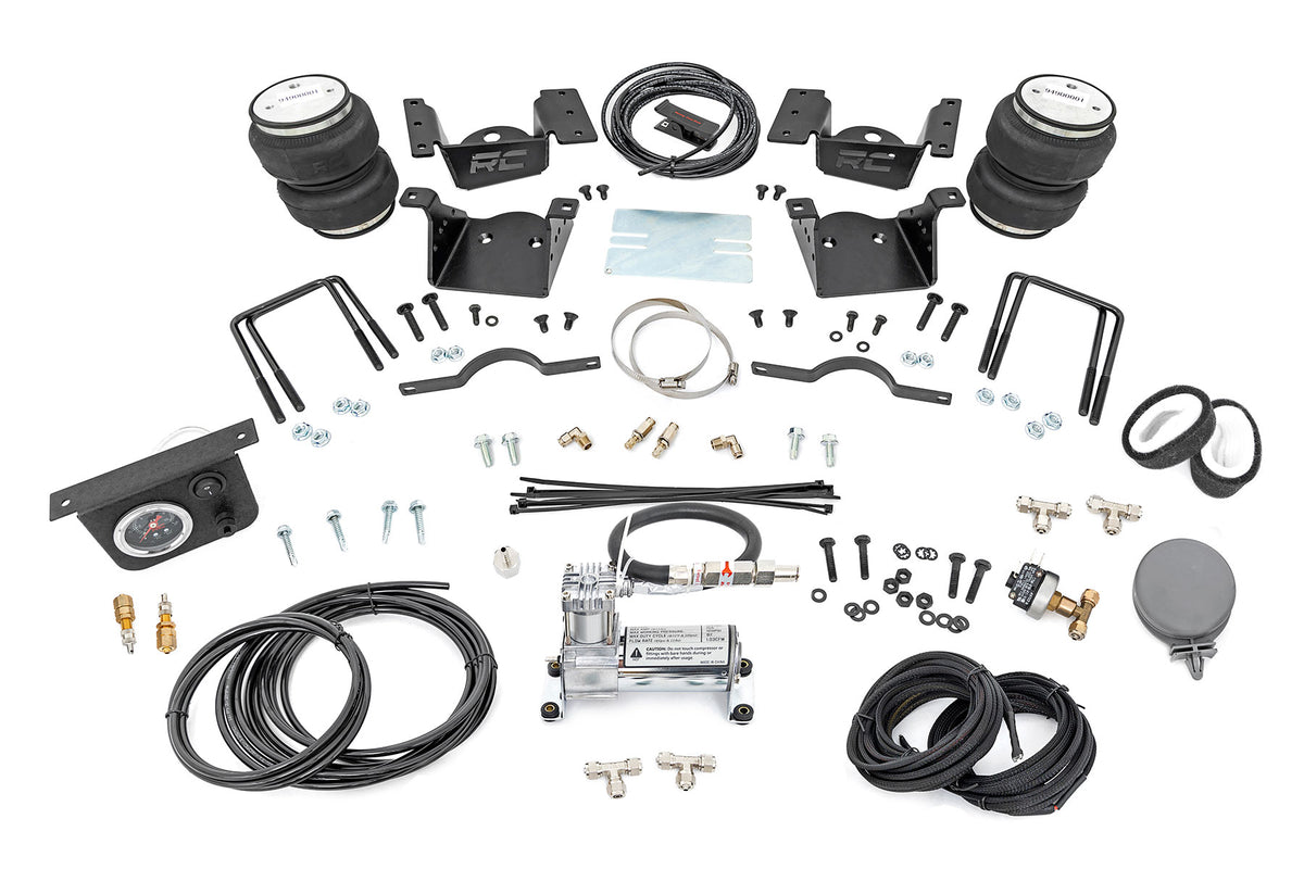 Air Spring Kit w/compressor | 0-7.5&quot; Lift | Chevy/GMC 2500HD/3500HD (11-19)