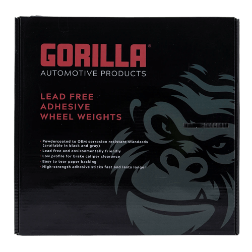 Gorilla Automotive - Gor 1/4 Oz L.p. 715 Segments Roll Silver - 10009FGR