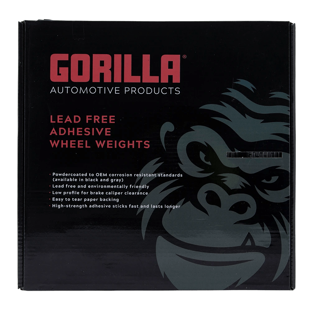 Gorilla Automotive - Gor 1/4 Oz L.p. 715 Segments Roll Silver - 10009FGR