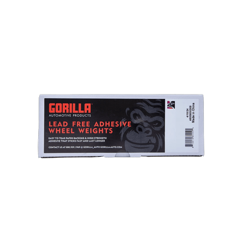 Gorilla Automotive - Gor 1/2 Oz L.p. 52-3 Oz Strips - Black - 10010BG