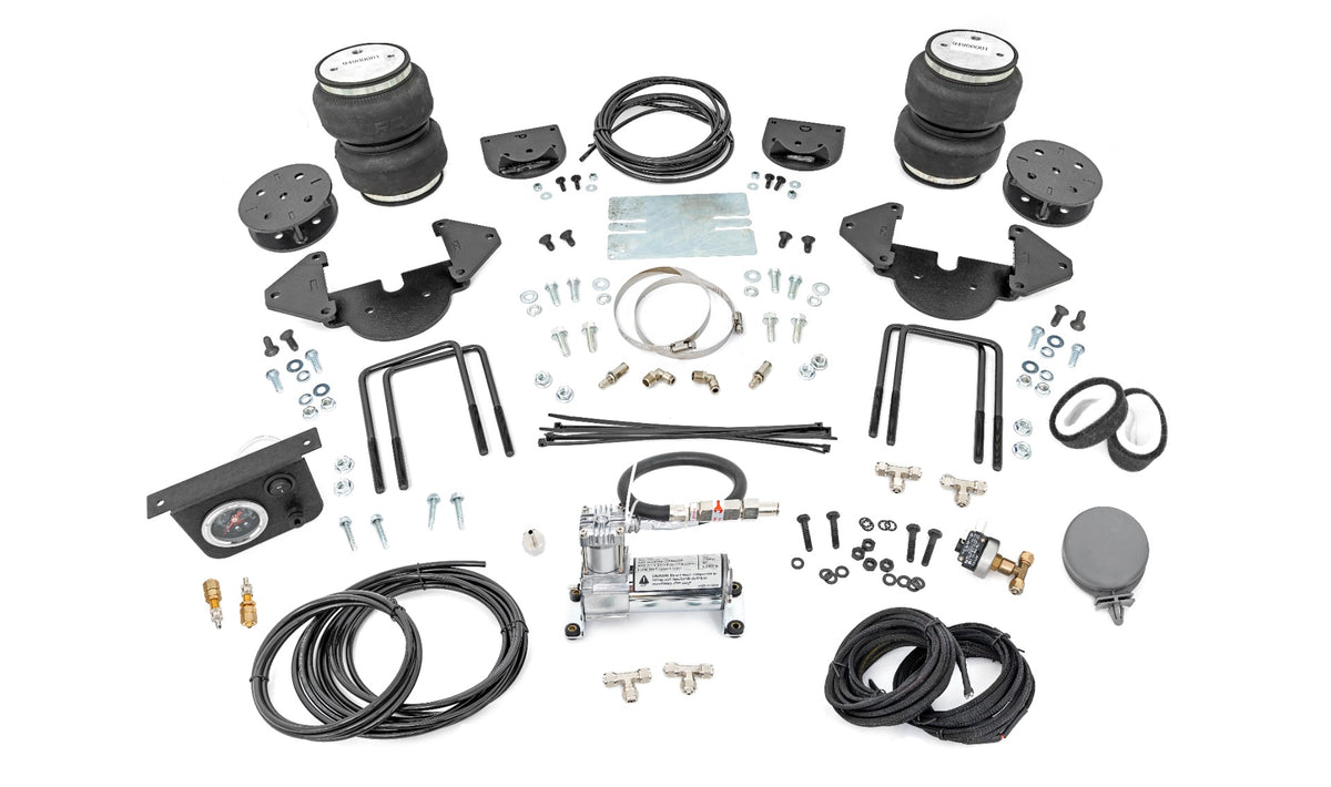 Rough Country - Air Spring Kit w/compressor - 2-3.5 Inch Lift Kit - Chevy/GMC Sierra/Silverado 1500 (19-25) - 100113C