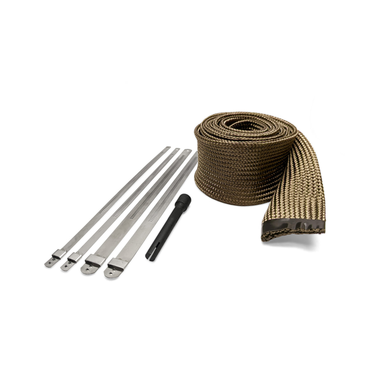 DEI Powersport Exhaust Sleeve Kit - Titanium - 10022 by DEI - front view