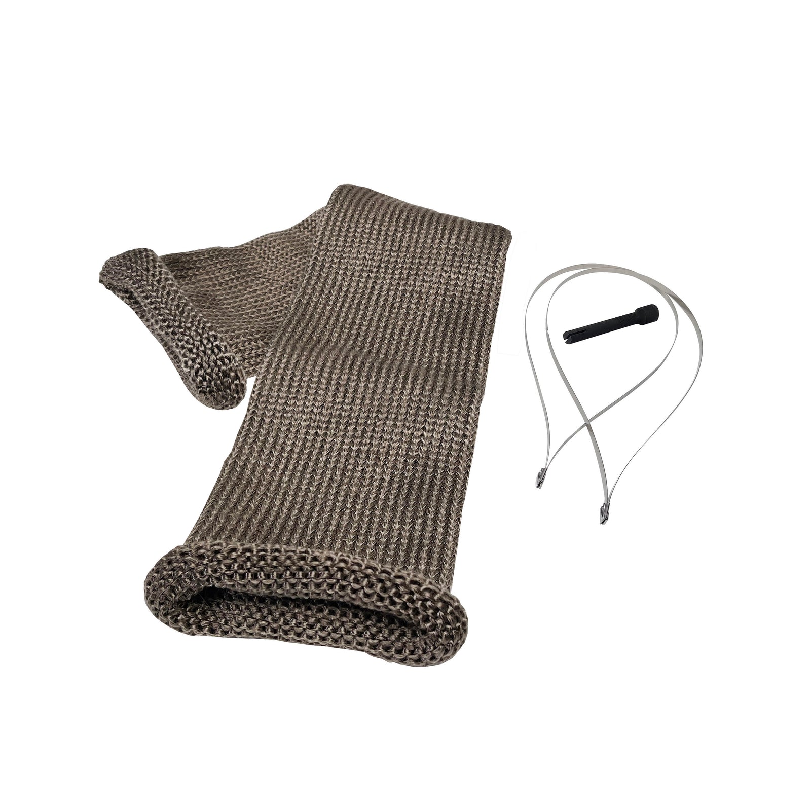 DEI Titanium 3in Knit Exhaust Sleeve - 36in - 10042 by DEI - front view