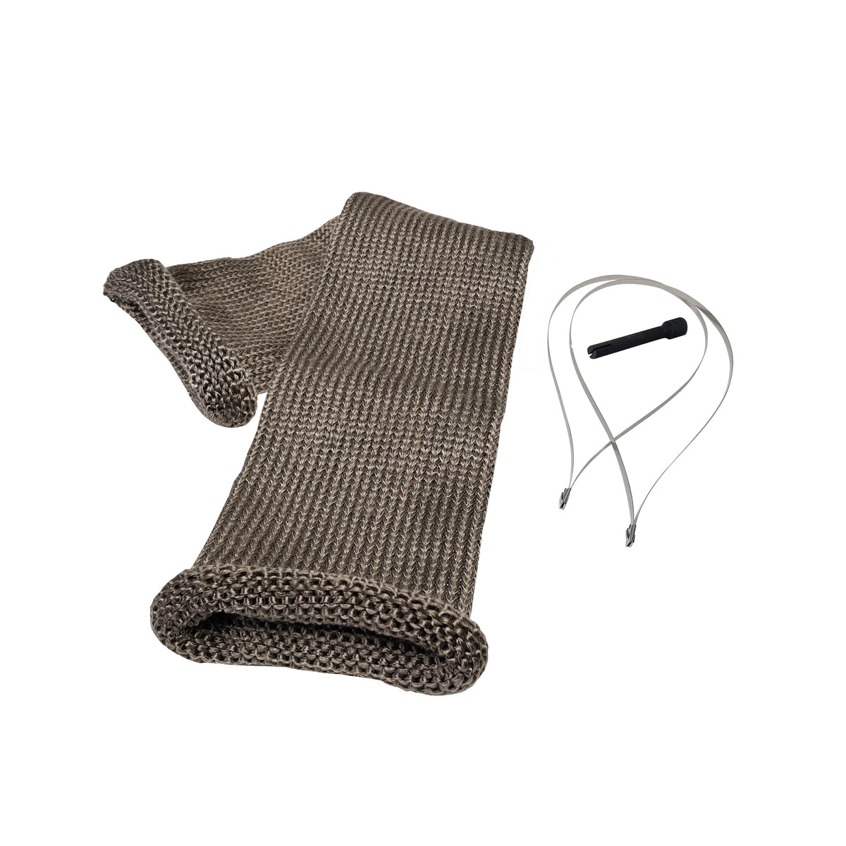 DEI Titanium 4in Knit Exhaust Sleeve - 36in - 10048 by DEI - front view