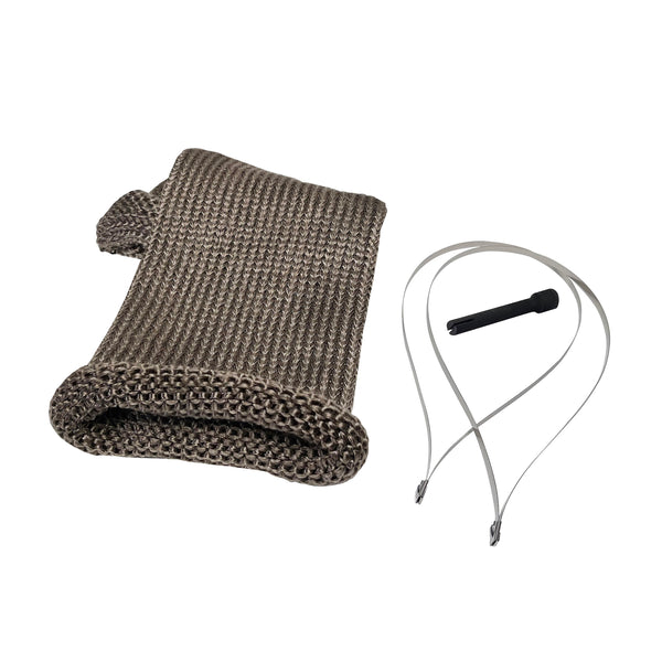DEI Exhaust Wrap 2.5 to 3in x 12ft - Titanium - 10049 by DEI - front view