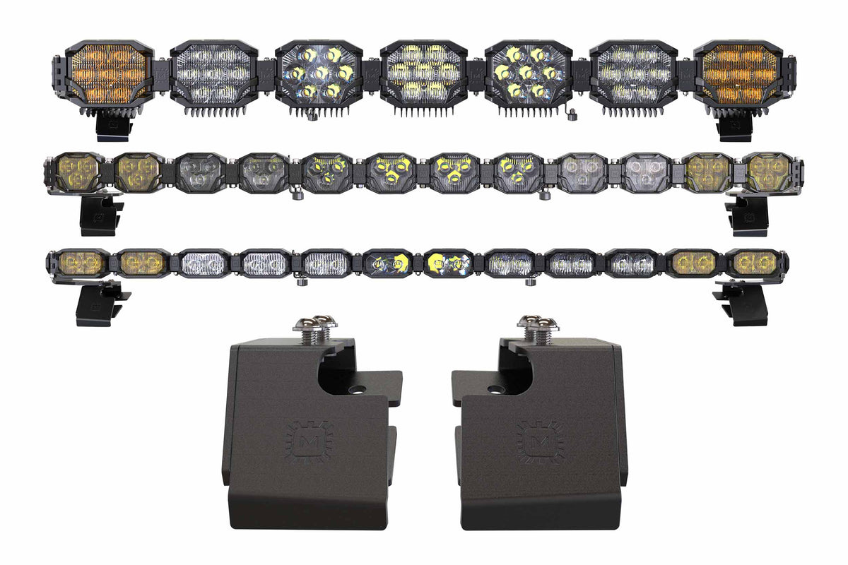 Morimoto - BigBanger Bar Kit: Ford Bronco (HXB Yellow) - BAF080-BBKIT-HXB-Y