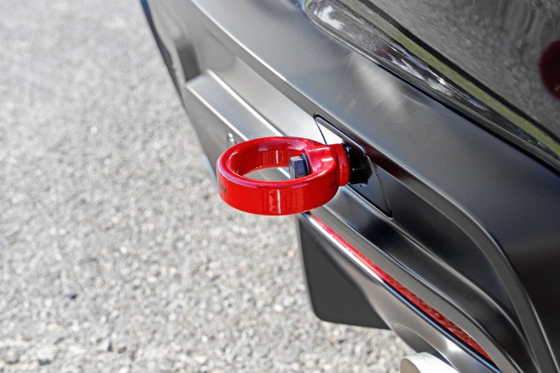 Perrin 20+ Toyota Supra Tow Hook Kit (Rear) - Red - PTP-BDY-250RD