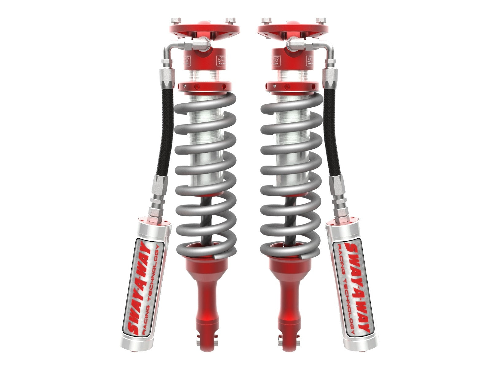 aFe 05-22 Toyota Tacoma / 03-09 4Runner V6 4L Sway-A-Way 2.5 Front Coilover Kit w/ Remote Reservoirs - 101-5600-19