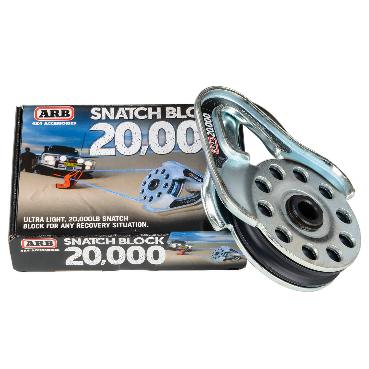 ARB Snatch Block Ultra Light 20000 - 10100020A by ARB - front view