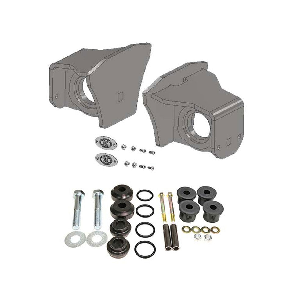 S&amp;B Beside Frame Weld-On Traction Bar Mounts Kit - 101023