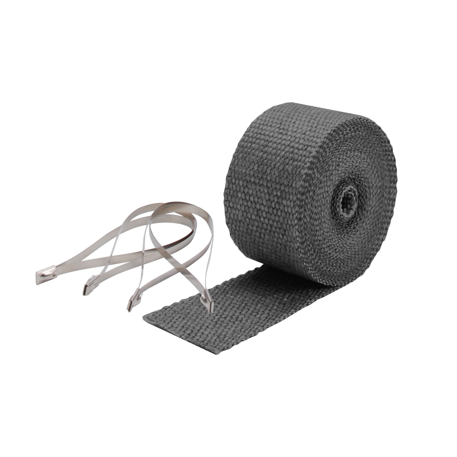 DEI Exhaust Wrap Kit - Pipe Wrap and Locking Tie - Black - 10119 by DEI - front view
