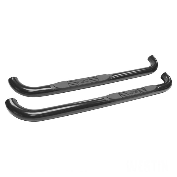 Westin 2002-2008 Dodge Ram 1500 Reg Cab E-Series 3 Nerf Step Bars - Black - 23-2325 for 2002-2008 Dodge Ram 1500 - front view