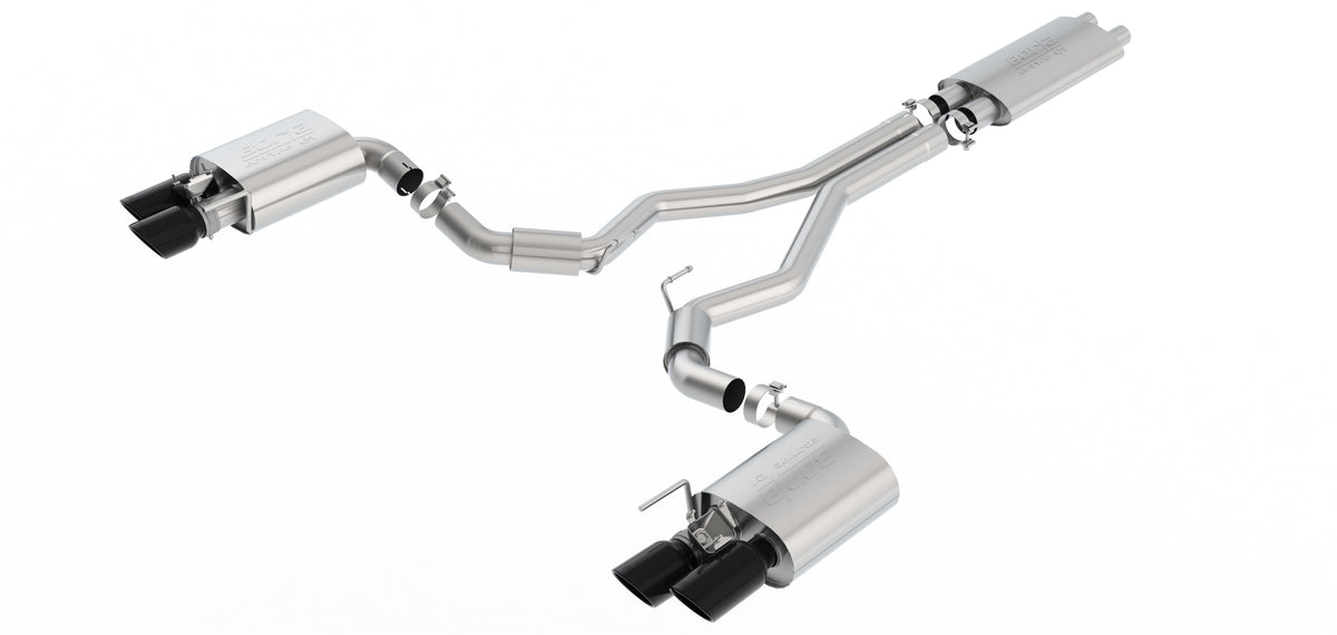 Borla 18-23 Ford Mustang GT 5.0L AT/MT ECE Approved Cat-Back Exhaust w/ Active Valve