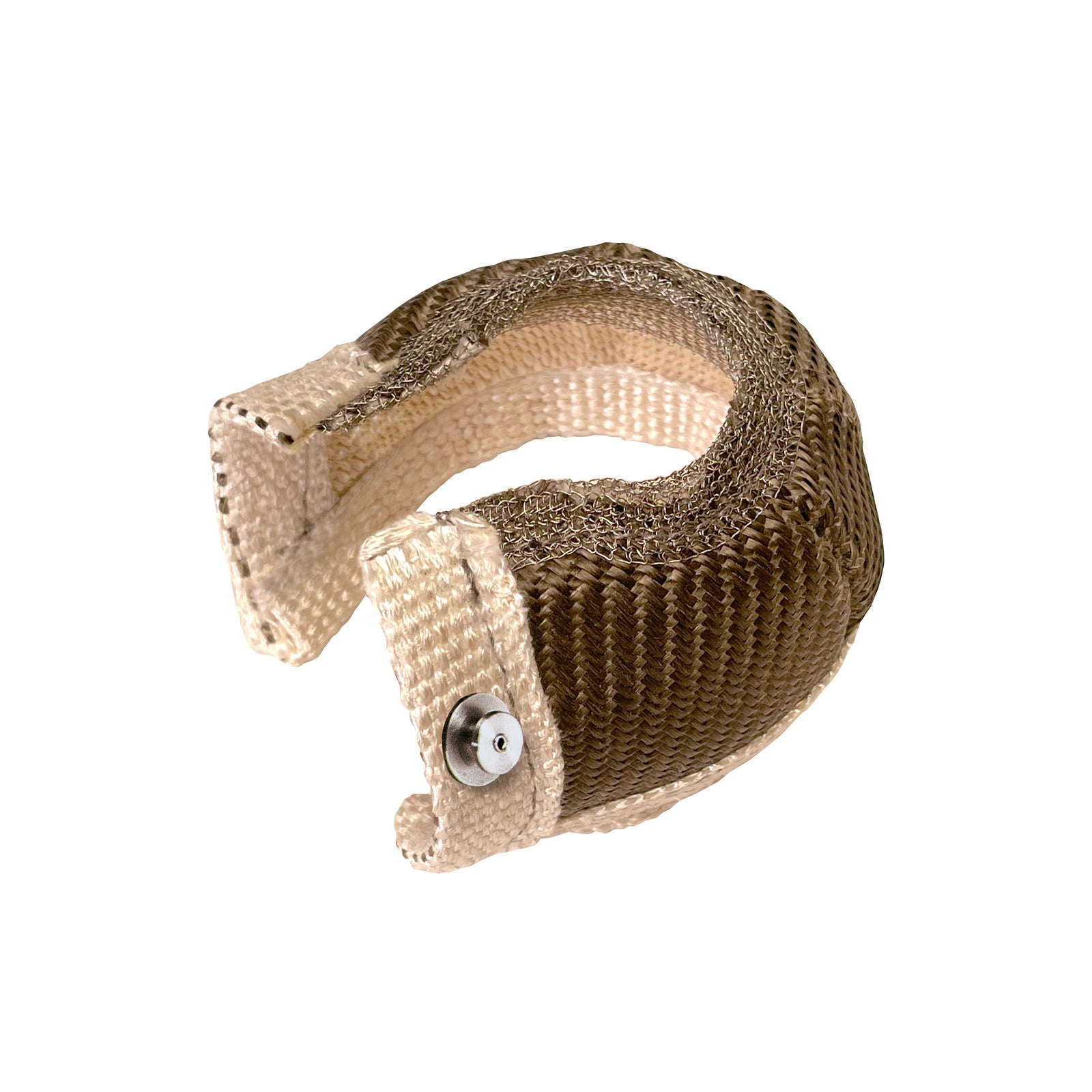 DEI Wastegate Shield - 40mm to 45mm - Titanium - 10142 by DEI - front view