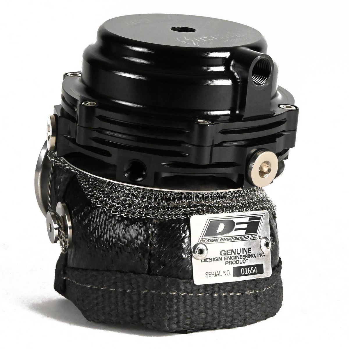 DEI Wastegate Shield - Turbosmart 40mm to 45mm - Onyx - 10143 by DEI - front view