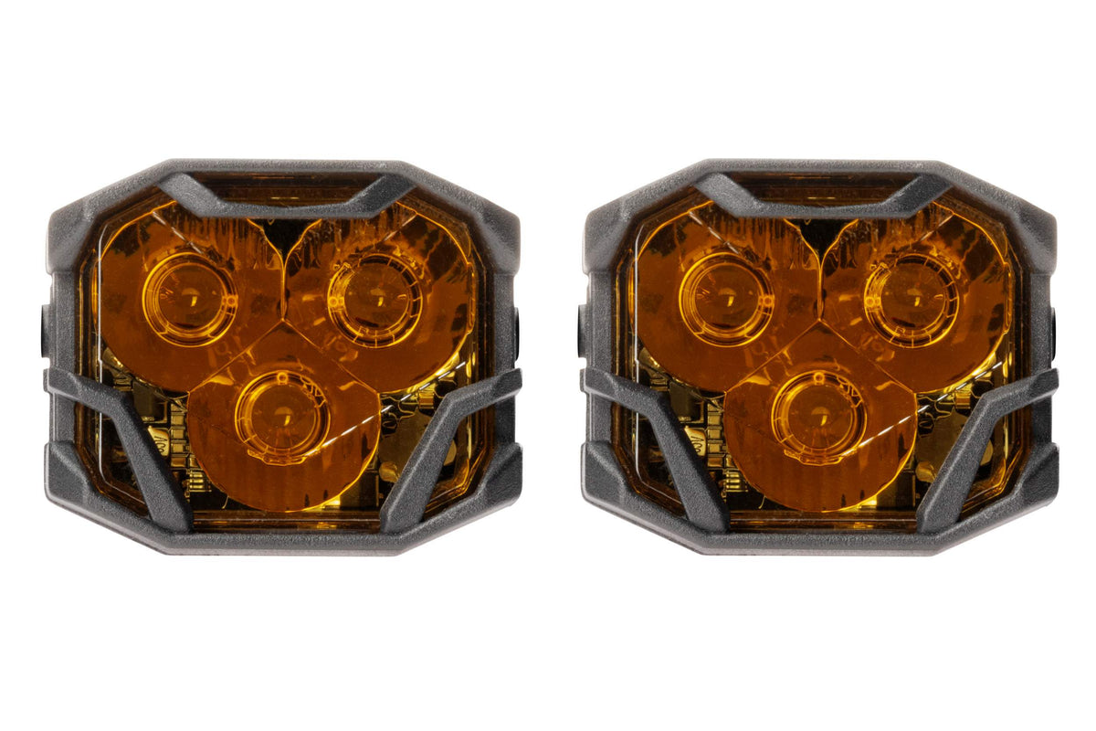 Morimoto - BigBanger Ditch Mount Kit: Jeep Wrangler (NCS Yellow, Spot) - BB-PLR-KIT-1133