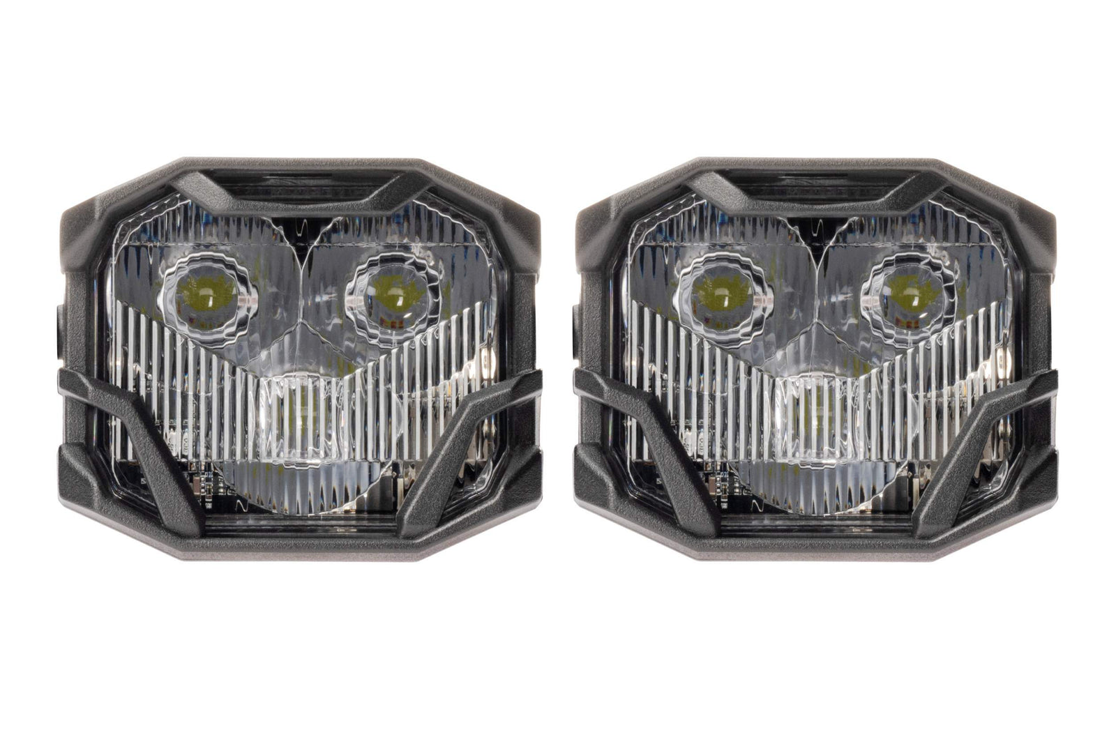 Morimoto - 2Banger Ditch Mount Kit: Chevy Silverado (NCS White, Combo) - 2B-PLR-KIT-1231