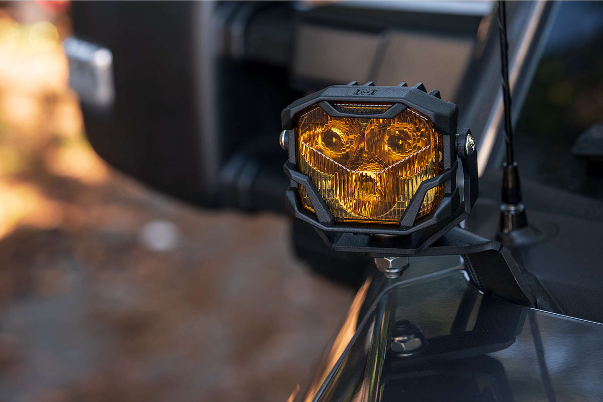 Morimoto - BigBanger Ditch Mount Kit: Ram 1500 (NCS Yellow, Combo) - BB-PLR-BAF079-0004