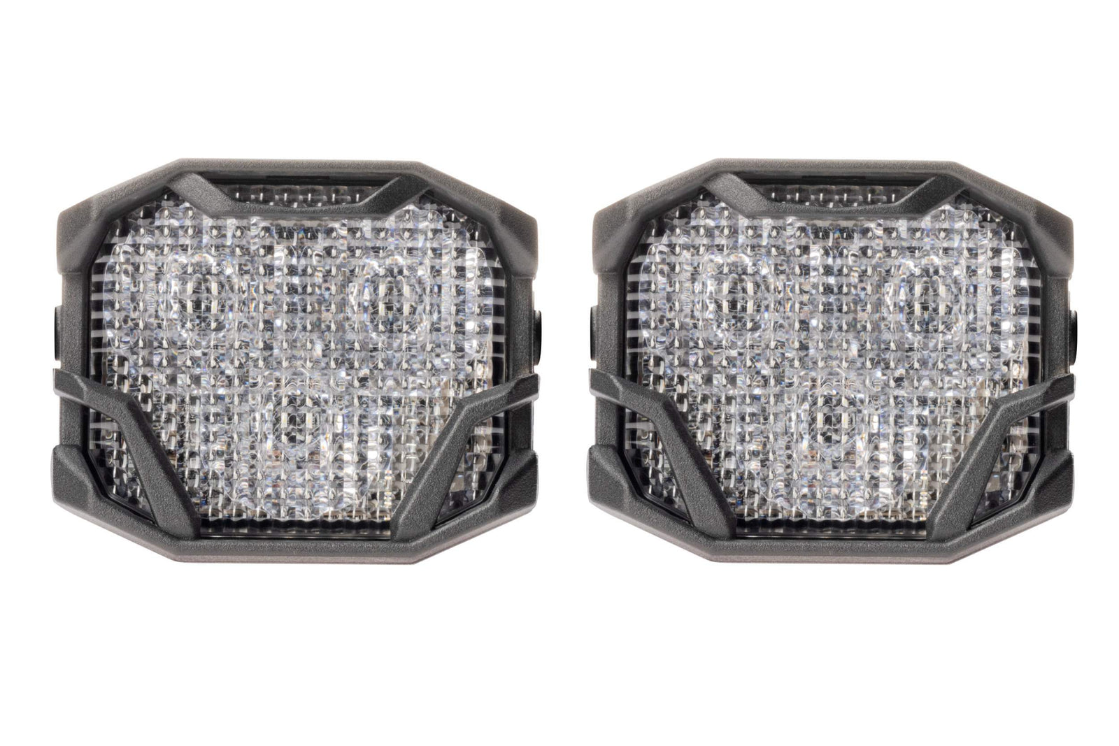 Morimoto - 4Banger 2.0 NCS LED Pods (Flood / White)(Set) - BAF127.2