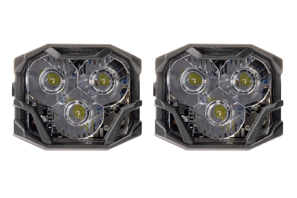 Morimoto - 4Banger 2.0 HXB LED Pods (Spot / White)(Set) - BAF007.2