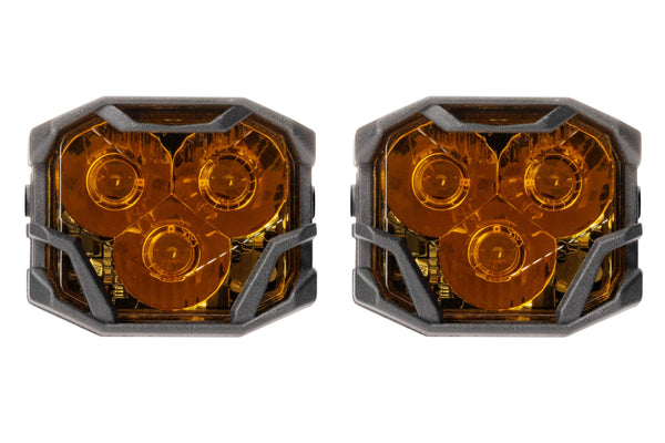 Morimoto - 4Banger 2.0 HXB LED Pods (Spot / Yellow)(Set) - BAF008.2