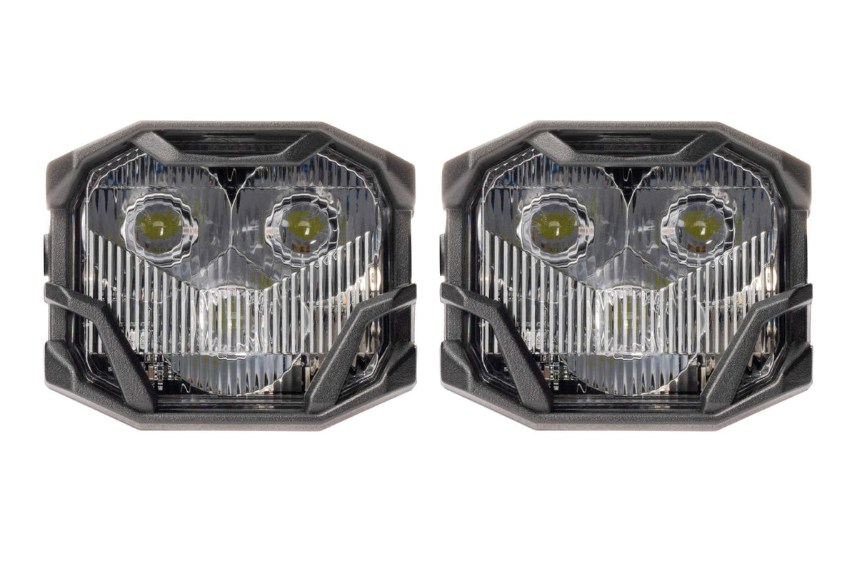 Morimoto - 2Banger Ditch Mount Kit: Ford Super Duty (HXB White, Combo) - 2B-PLR-KIT-1212