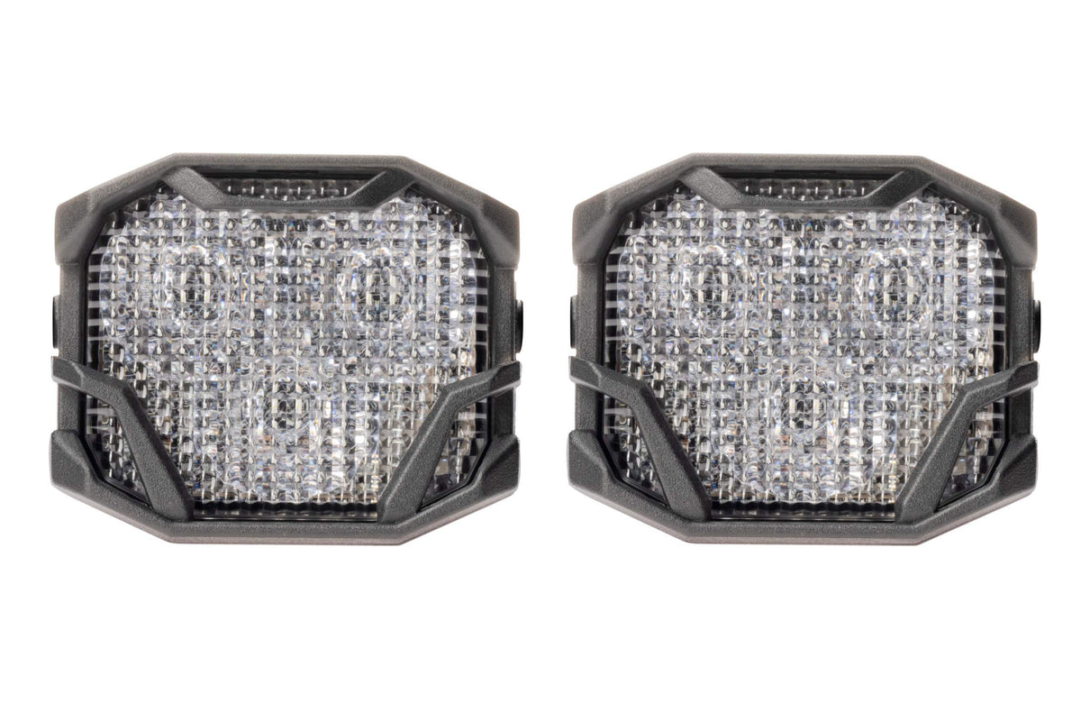 Morimoto - 4Banger 2.0 HXB LED Pods (Flood / White)(Set) - BAF126.2