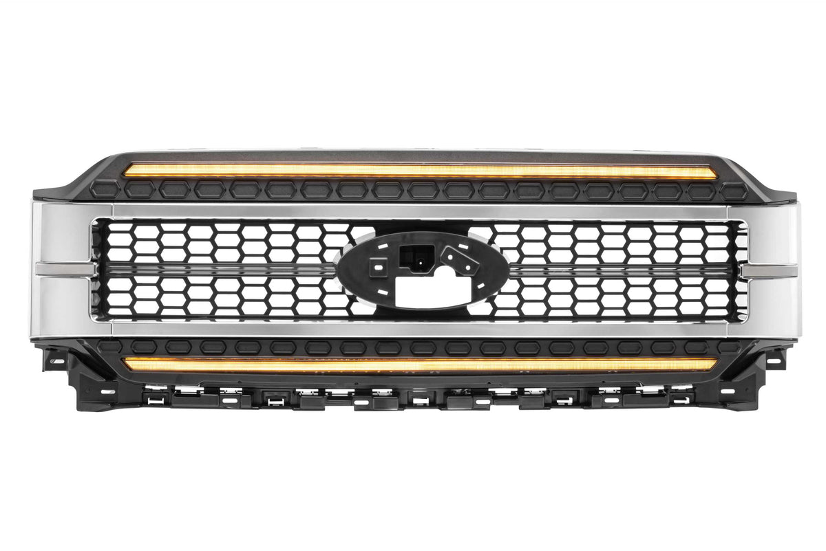 Morimoto - XBG LED Grille: Ford F150 (2021+) (Chrome Finish / Amber DRL) - XBG24