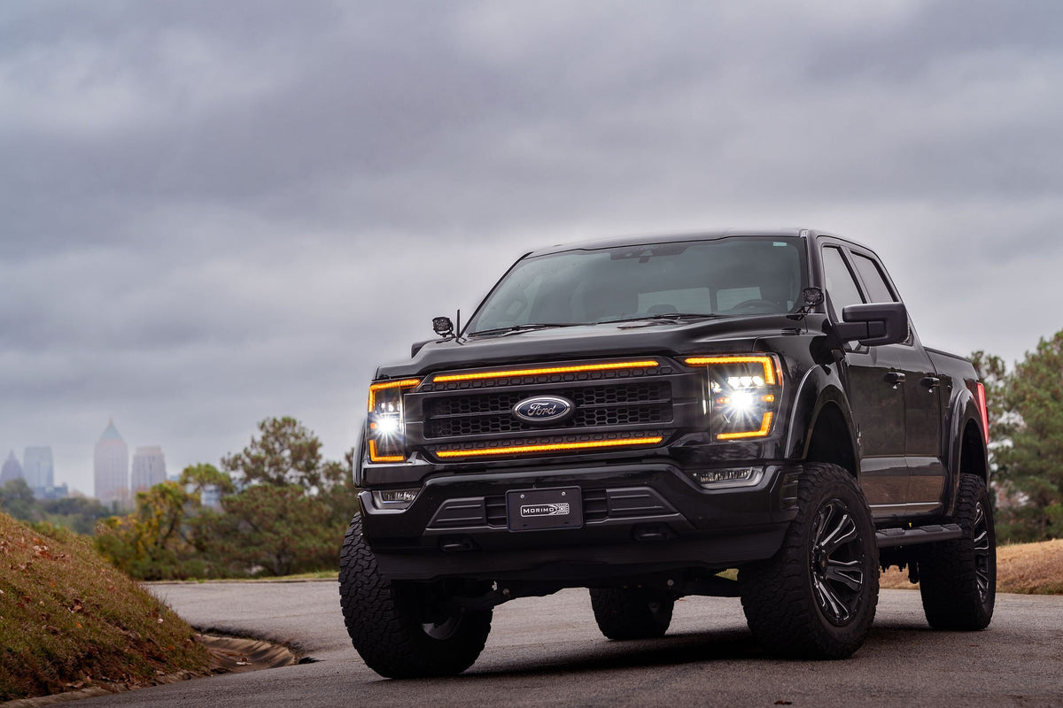 Morimoto - XBG LED Grille: Ford F150 (2021+) (Chrome Finish / Amber DRL) - XBG24