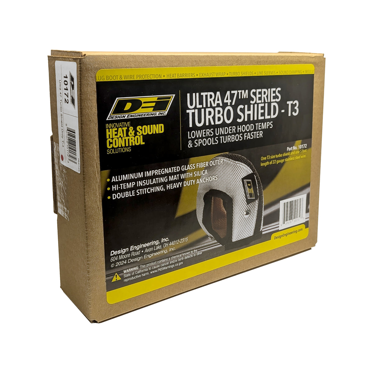 DEI Turbo Shield T3 - Shield Only - Ultra 47 - 10172 by DEI - front view