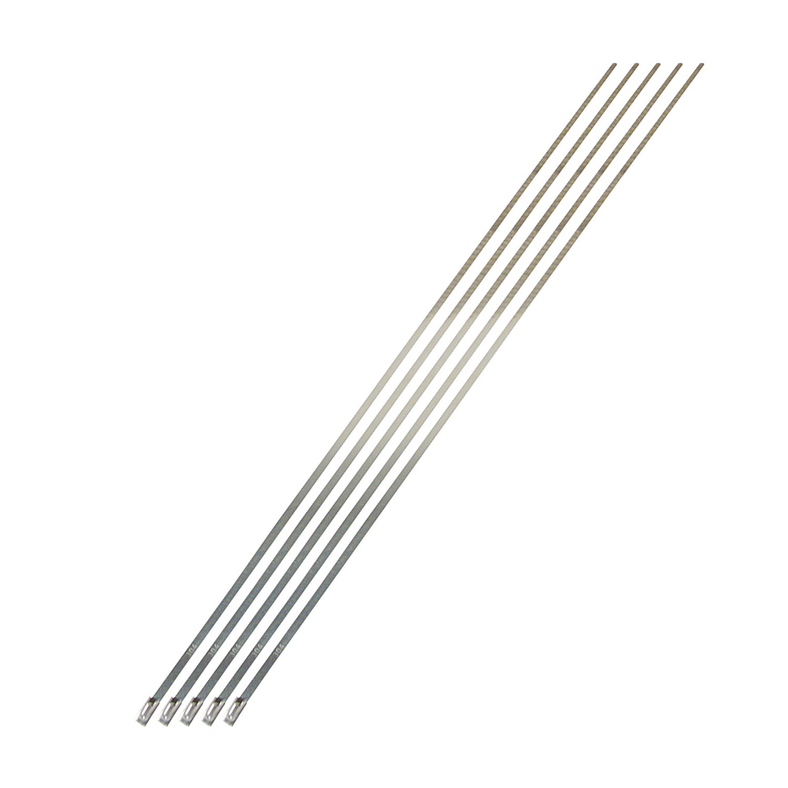 DEI Stainless Steel Locking Tie 14in - 5 per pack - 10202 by DEI - front view