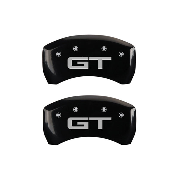 MGP Rear set 2 Caliper Covers Engraved Rear 2015/GT Black finish silver ch - 10203R2MGBK