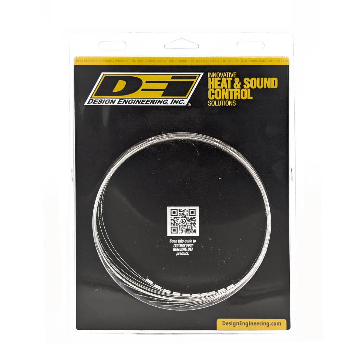 DEI Stainless Steel Positive Locking Tie 1/2in (12mm) x 20in - 10 per pack - 10213 by DEI - front view