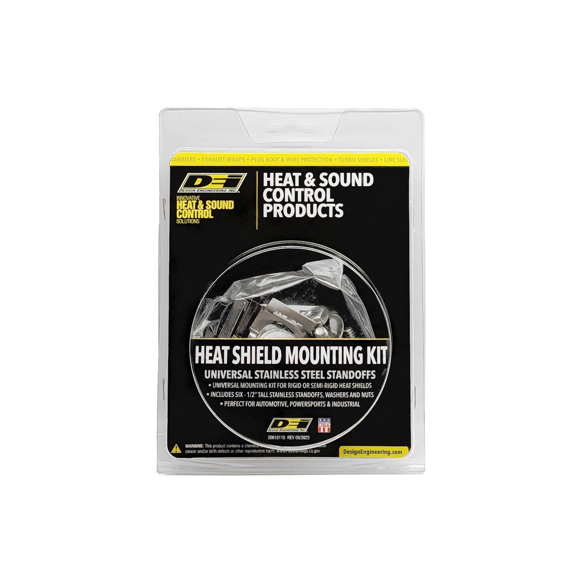 DEI Universal Heat Shield Stand-Off Mounting Kit - 10224 by DEI - front view