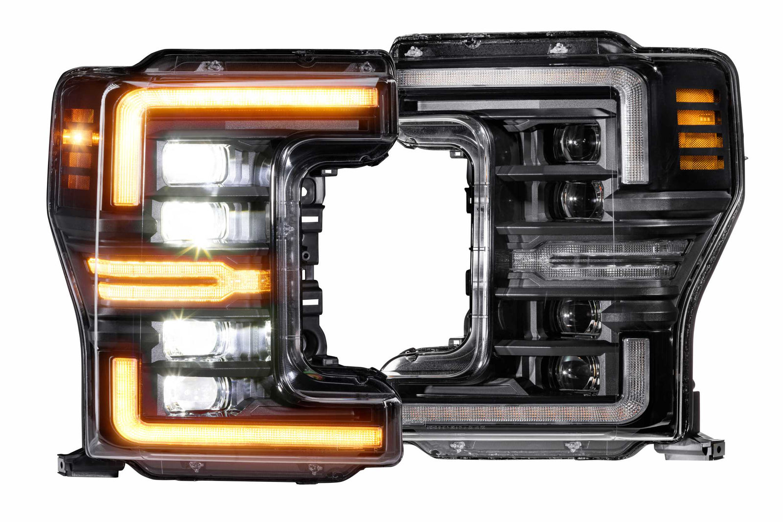Morimoto - XB LED Headlights: Ford Super Duty (17-19) (Pair / Amber DRL) (GEN 2) - LF503.2-A-ASM