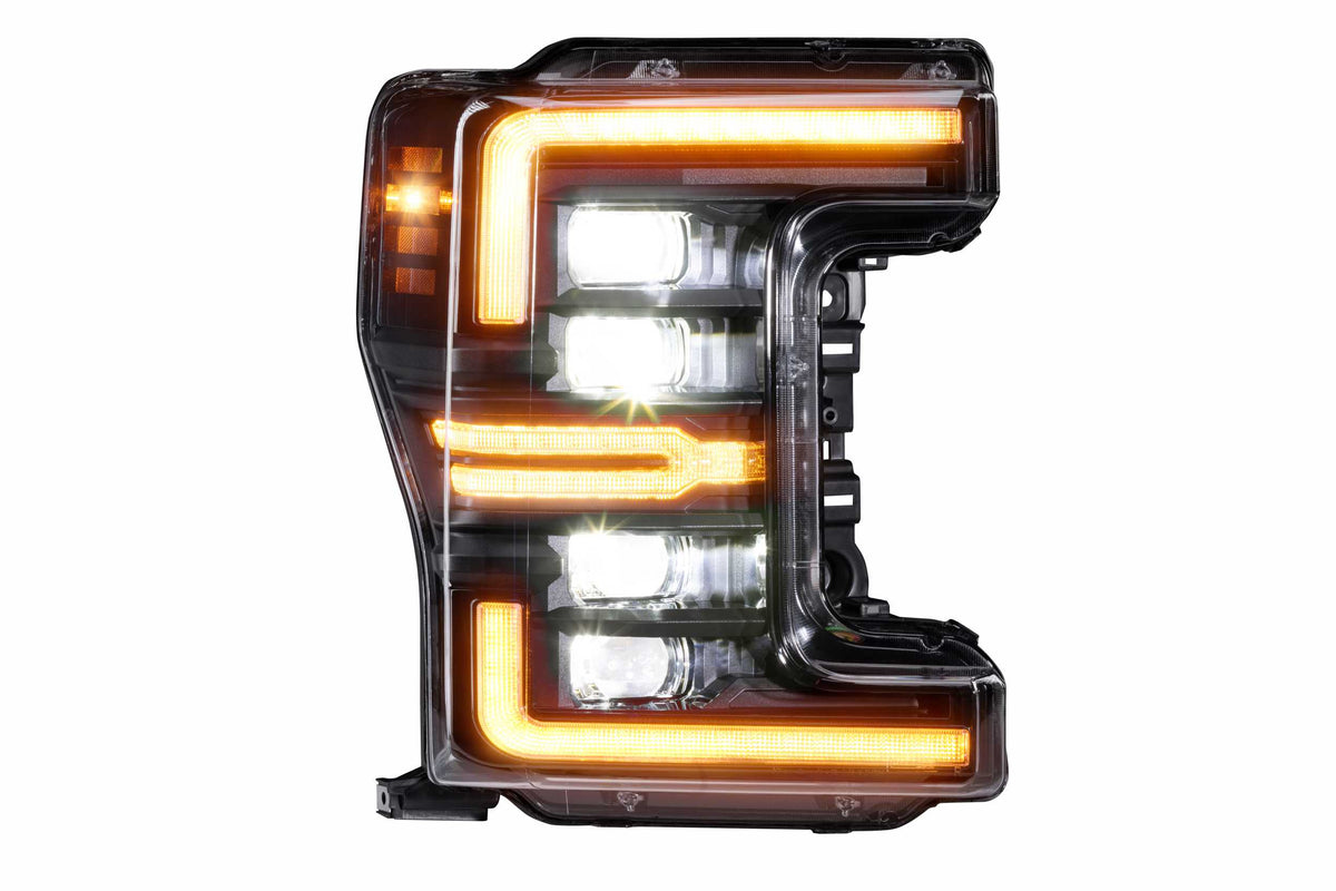 Morimoto - XB LED Headlights: Ford Super Duty (17-19) (Pair / Amber DRL) (GEN 2) - LF503.2-A-ASM