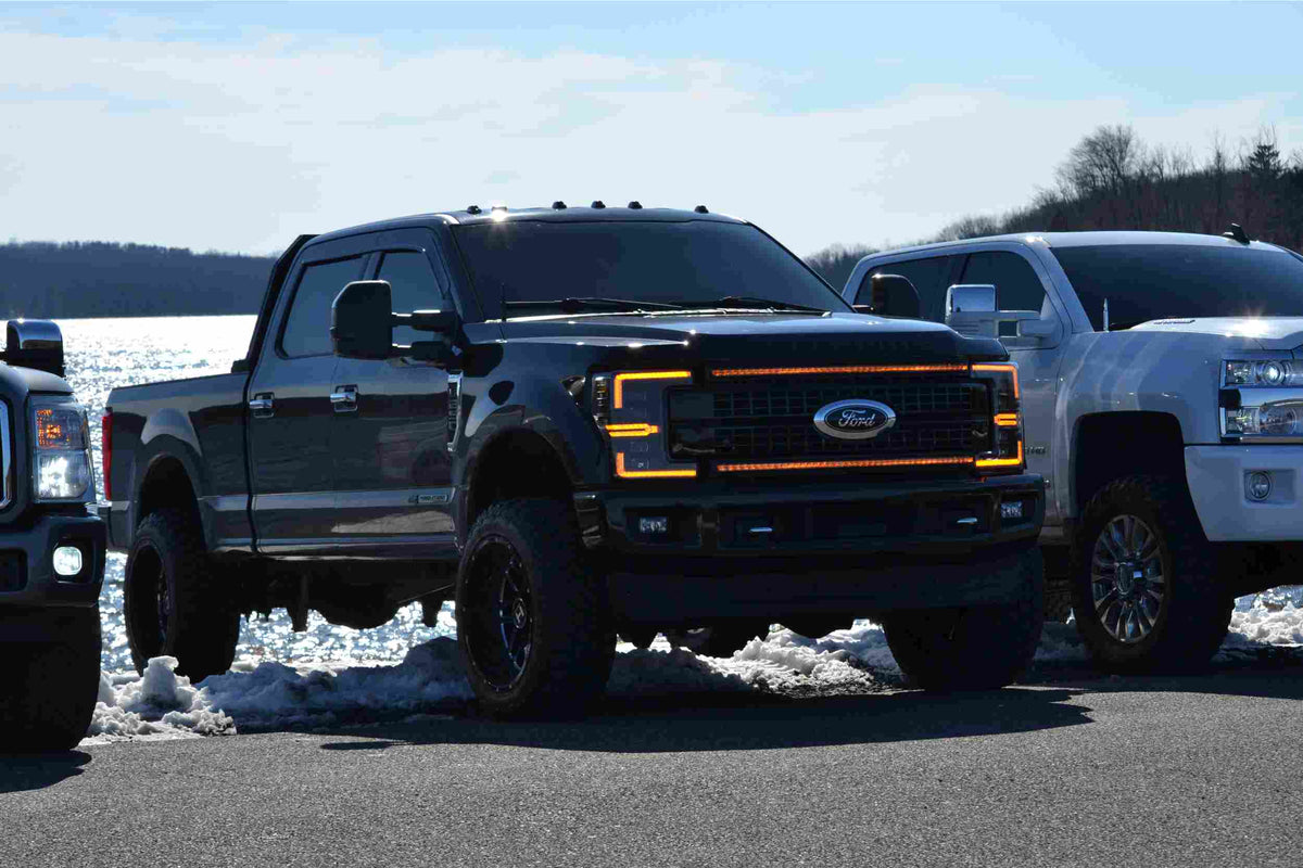 Morimoto - XB LED Headlights: Ford Super Duty (17-19) (Pair / Amber DRL) (GEN 2) - LF503.2-A-ASM