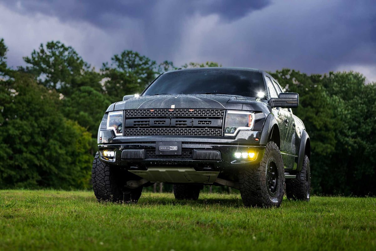 Morimoto - 4Banger Fog Brackets: Type Raptor Triple (10-14) - BAF066