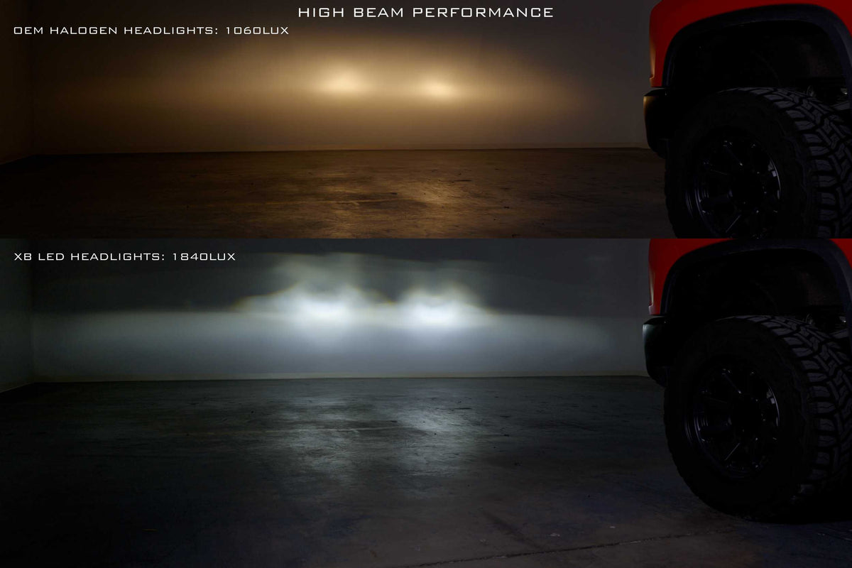Morimoto - XB LED Headlights: Chevrolet Silverado HD (20-24) (Pair) - LF547